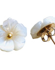 YSIE Angelique Mother-Of-Pearl Gold Plated Earrings (1 pair)