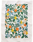 Rifle Paper Co. Citrus Grove Tea Towel - Product shown spread out