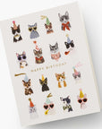 Rifle Paper Co. Cool Cats Birthday Card - Product shown on white background