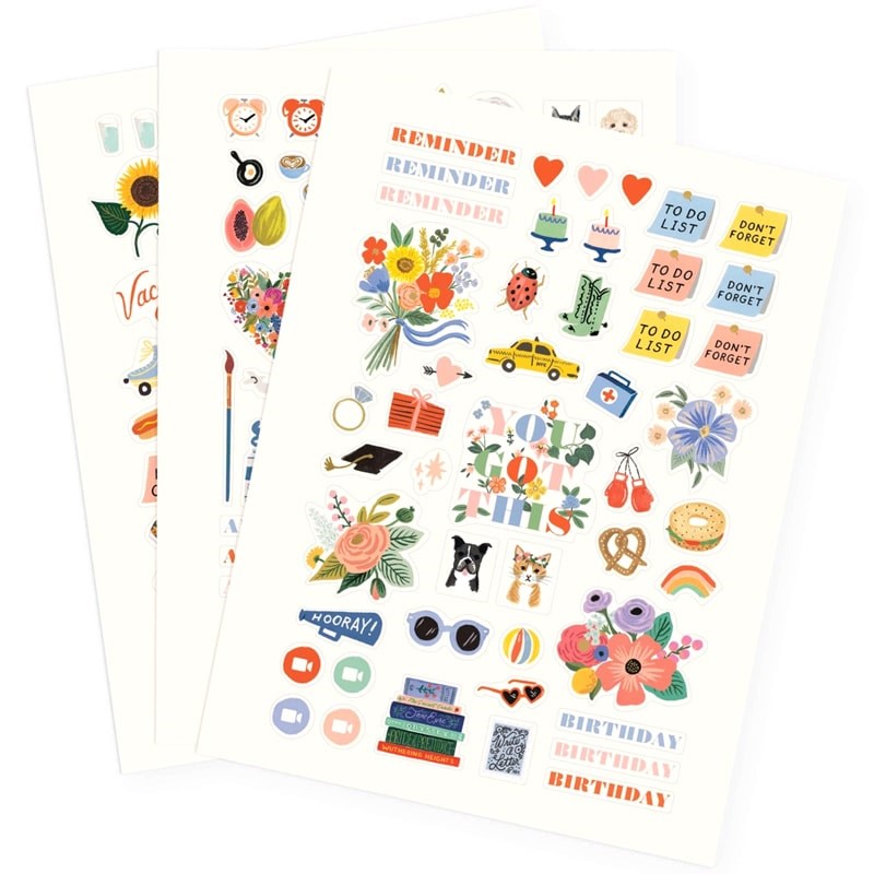 Rifle Paper Co. Planner Sticker Set (3 sheets)