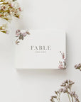Fable England Enamel Corgi Brooch- Product box shown on white background