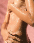Flamingo Estate Organics Euphoria Body Wash- Model shown with product on body