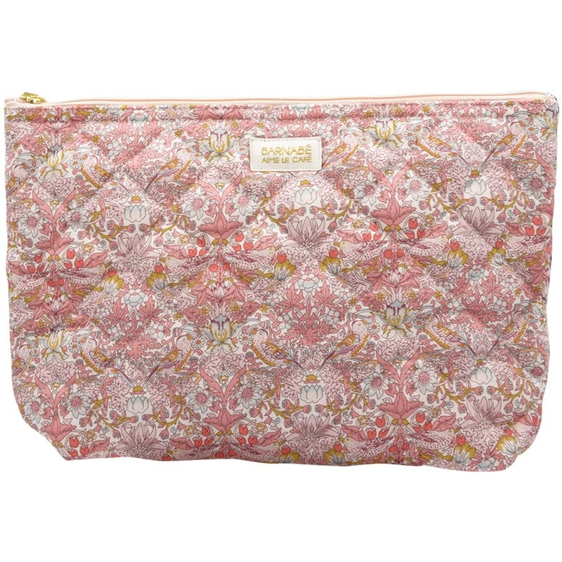 Barnabe Aime Le Cafe Liberty Quilted Toiletry Bag – Alba