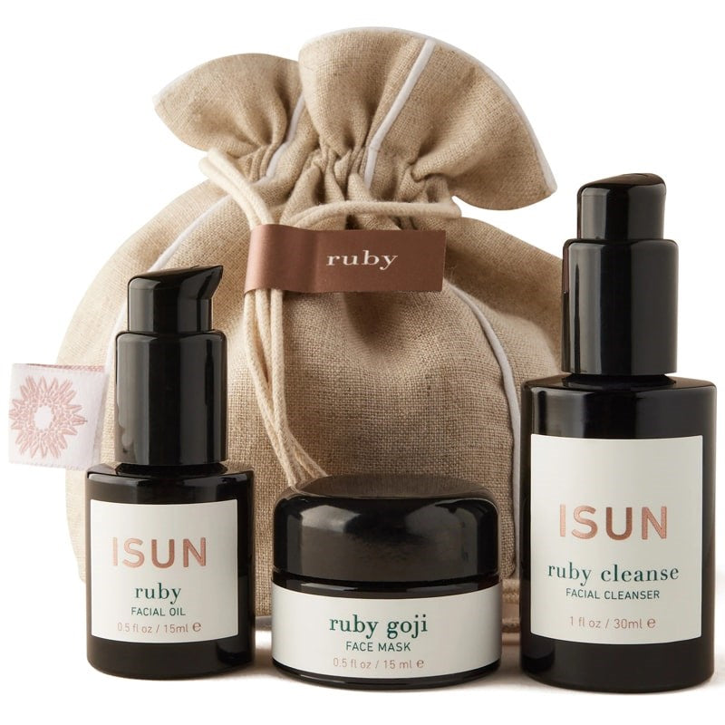 ISUN Ruby Travel Pouch for Dry Skin (3 pcs)