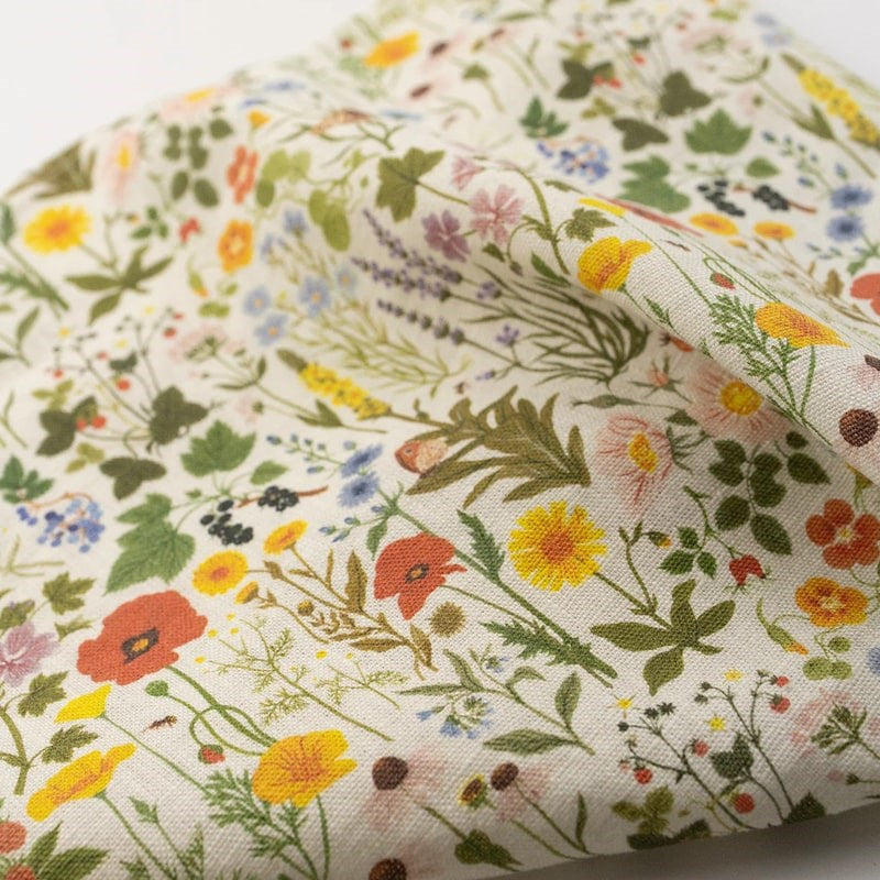 Botanica Paper Co. Botanist Tea Towel - Closeup of product