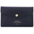 Quitterie Card Case with Snap - Dark Blue