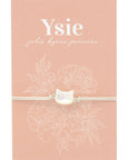 YSIE Camille Nacre Silver Bracelet Child - White Pearl Cat