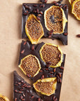 Wildwood Chocolate Limited Edition Fig with Pomegranate - Product shown broken into pieces