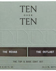 Tenoverten The Rehab Top & Base Coat Set - (2x 13.3 ml)