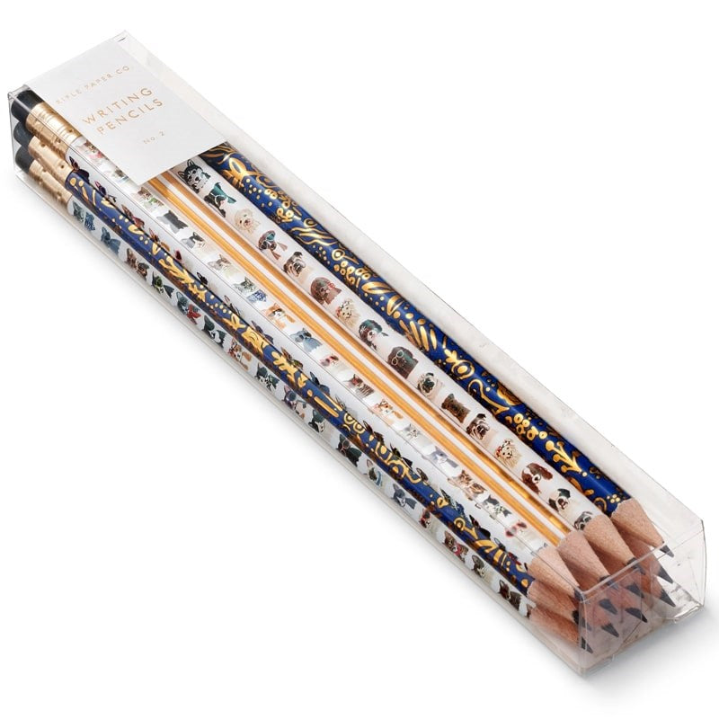 Rifle Paper Co. Cats &amp; Dogs Pencil Set - Product shown in packaging