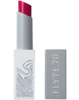 Flyte.70 S+S.LipSheer Tinted Lipstick Balm - Tempted with cap beside lipstick tube