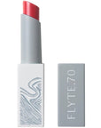 Flyte.70 S+S.LipSheer Tinted Lipstick Balm - Kid showing cap beside lipstick tube