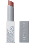 Flyte.70 S+S.LipSheer Tinted Lipstick Balm - Alone showing cap beside lipstick tube