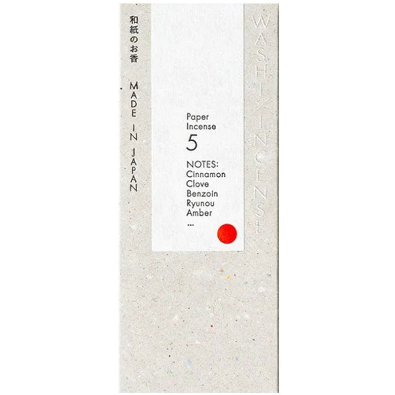 Kunjudo Washi Paper Incense Strips - Smoky Comfort (1 Box)