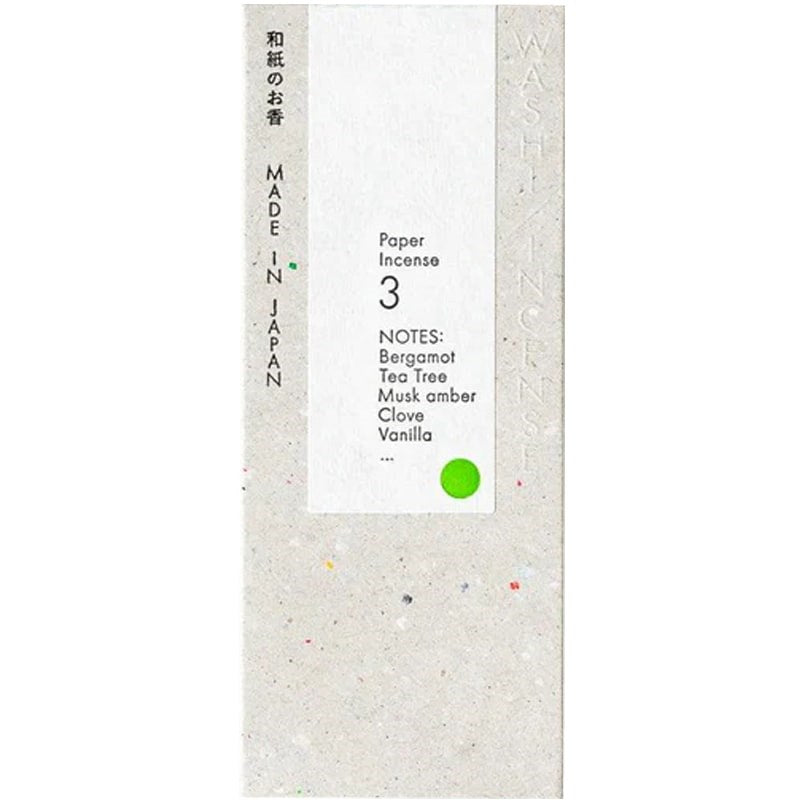 Kunjudo Washi Paper Incense Strips - Deep Citrus (1 Box)