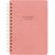 Agatha Notebooks - Current Mood Coral Pink