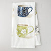 Emily Lex Studio Mugs Tea Towel - detail of towel design