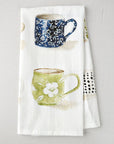 Emily Lex Studio Mugs Tea Towel - detail of towel design