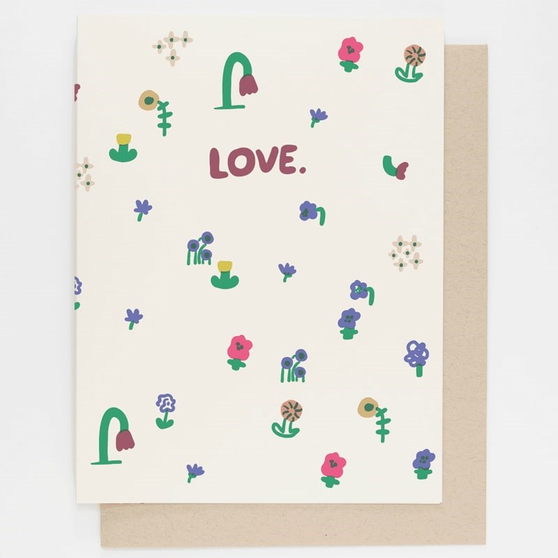 People I've Loved Love Card - Product shown on white background