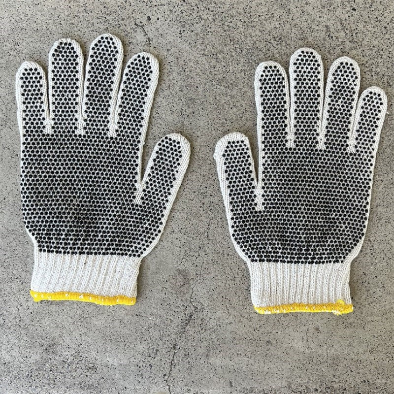 My Little Belleville Bee Gardening Gloves - Product shown laying flat on concrete background
