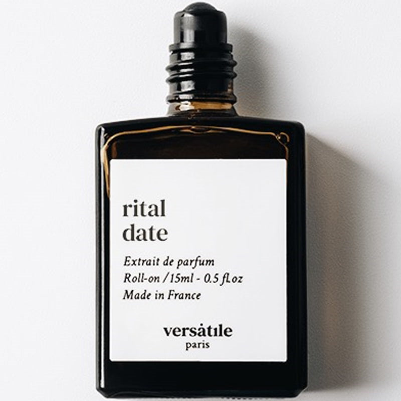 Versatile Paris Rital Date Extrait de Parfum  - perfume bottle with cap off