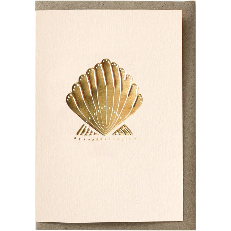 The Little Press Seashell Greeting Card