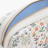 Rifle Paper Co. Menagerie Garden Small Cosmetic Pouch- Closeup of product zipper