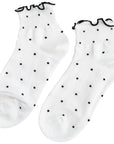 Tiepology Cute Ruffled Ankle Socks (1 pair)