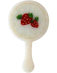 Tiepology Eco Vintage Strawberry Farm Makeup Mirror with Pouch