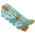 Eco Western Boots Hair Claw Clip - Turquoise