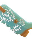 Tiepology Eco Western Boots Hair Claw Clip - Turquoise