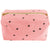 Heart Toiletry Bag - Pink