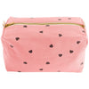 Heart Toiletry Bag - Pink