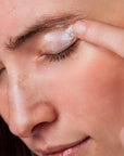 Province Apothecary Healing Eczema Balm - Model shown applying product to eye