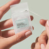 Davids Expanding Dental Floss - Refillable Dispenser + Refill - Mint - Product shown in models hand
