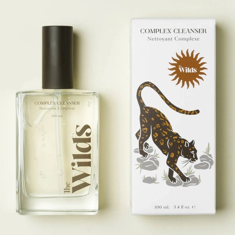 The Wilds Complex Cleanser - Product shown next to box
