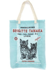 Brigitte Tanaka Organza Embroidery Cat Bag