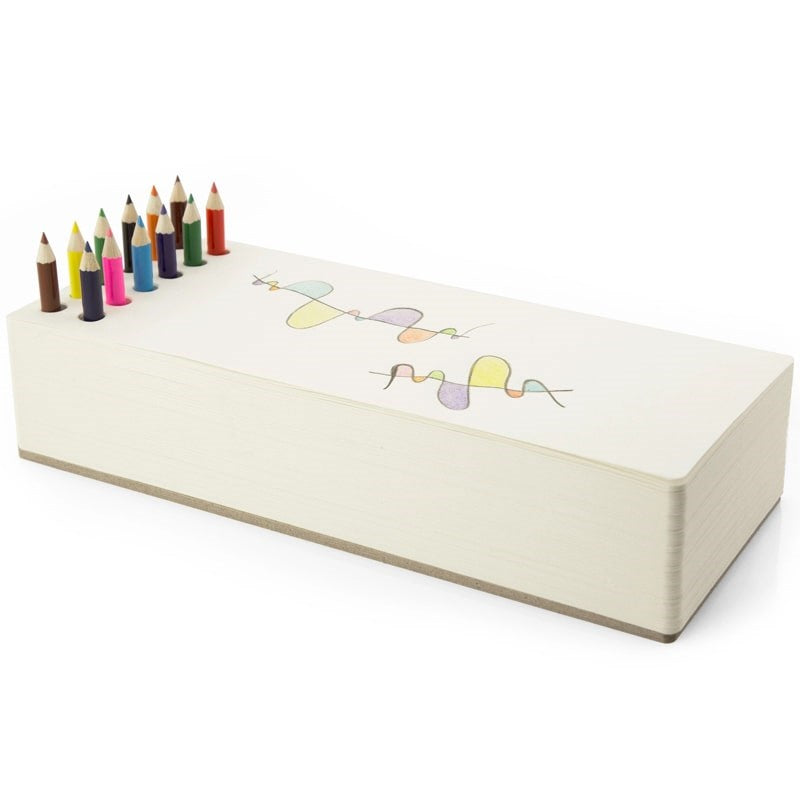 Three by Three Seattle Jotblock Long Chunky Sketchpad- Product shown on white background