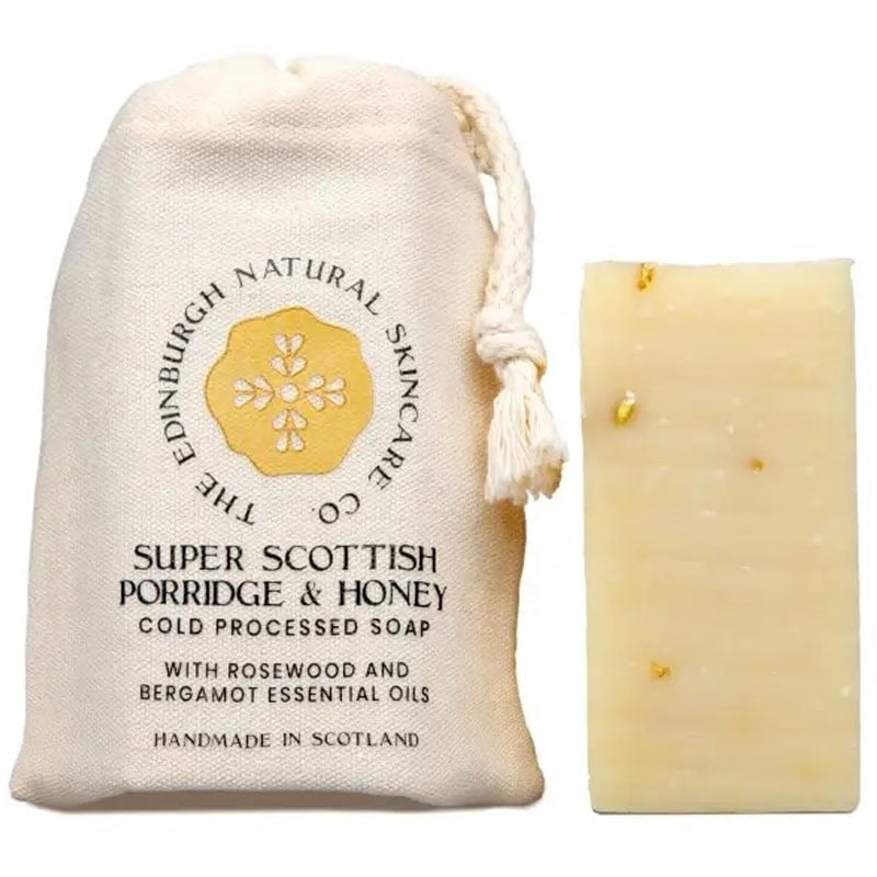The Edinburgh Natural Skincare Company Super Scottish Porridge &amp; Honey Cold Pressed Soap (90 g)