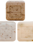 LES PANACEES Set of 3 Travel Soaps - Products shown on white background