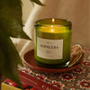Nopalera Merida Candle- Product shown on plate