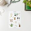 Emily Lex Studio Garden Sticker Sheets - Product shown with yarn and scissors