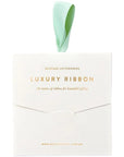 Bespoke Letterpress Mint Luxury Satin Ribbon - (10 m)
