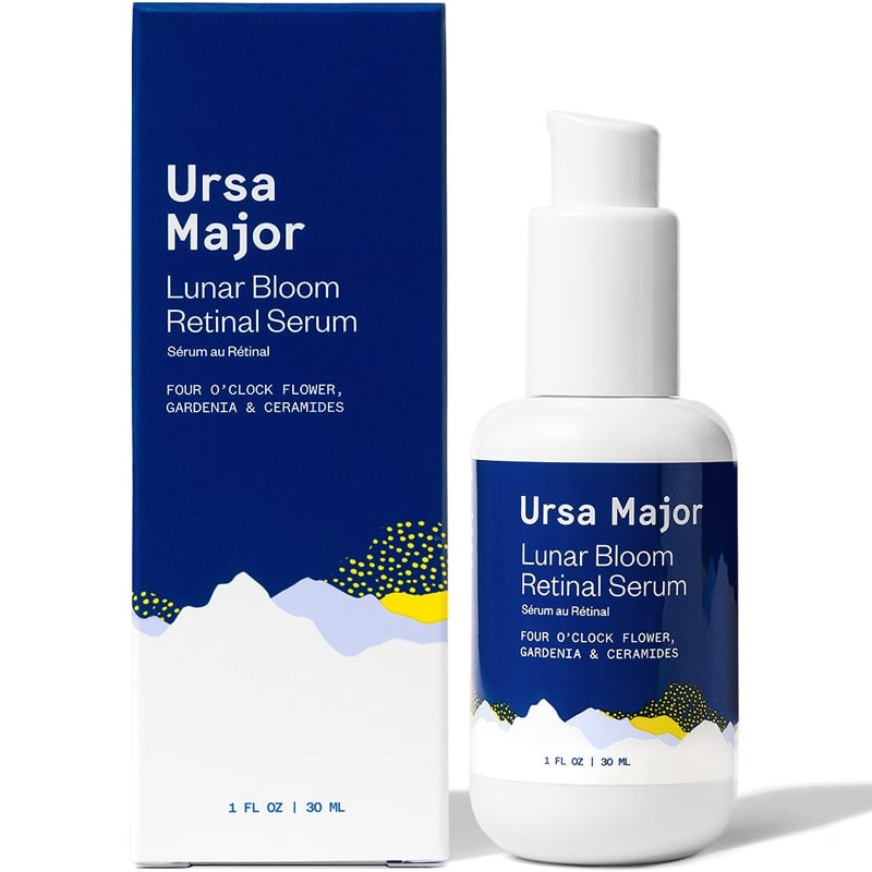 Ursa Major Lunar Bloom Retinal Serum- Product shown next to box