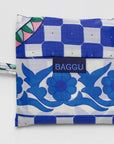 Baggu Standard Baggu - Cherry Tile - Product shown folded