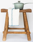 Kitchen Garden Textiles Woven Kitchen Towel - Product shown on stool