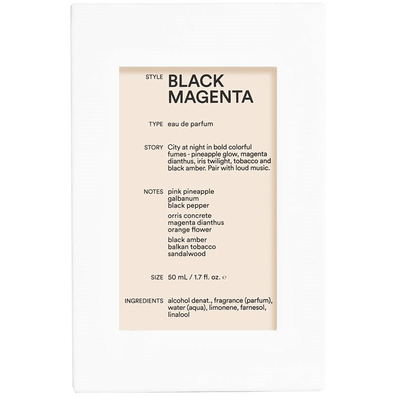 D.S. & Durga Black Magenta Eau de Parfum- Product box shown