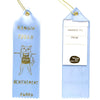 Yellow Owl Workshop Award Ribbon - Hangin Tough Kitty - Front and back of product shown
