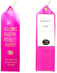 Yellow Owl Workshop Award Ribbon - Radiant Ageless Beauty Award - Front and back of product shown