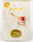 Yellow Owl Workshop Hairpin - Joy of Cooking - Product shown with packaging